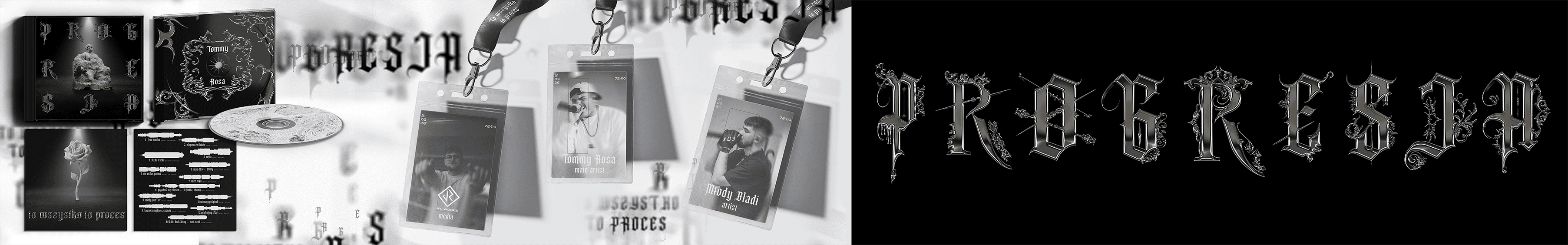 Project panorama — packaging, identity, live show